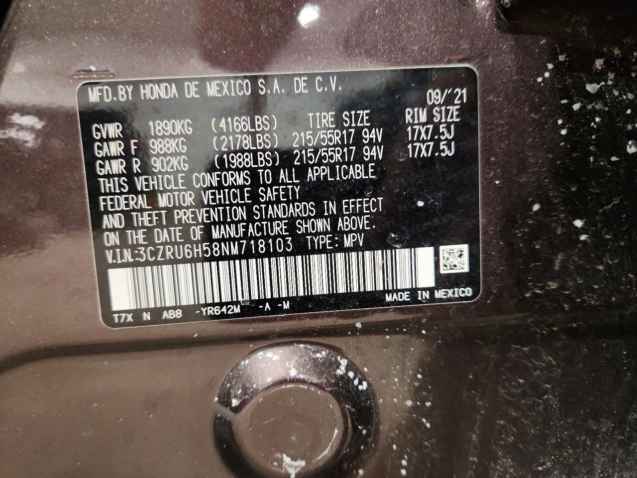 Honda HR-V Ex
