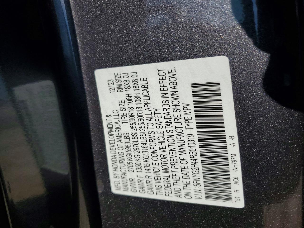 Honda Pilot Exl