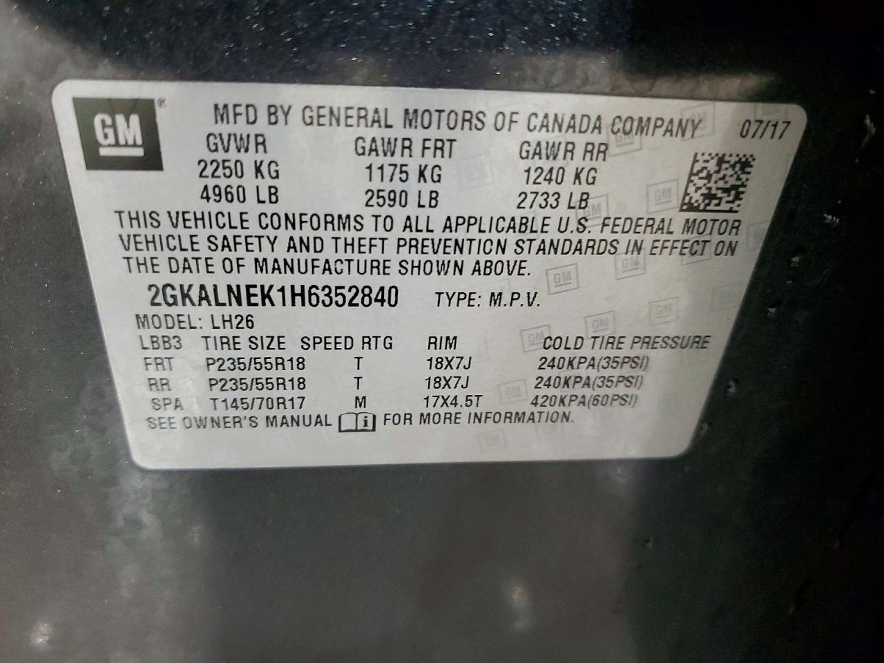 GMC Terrain Sle