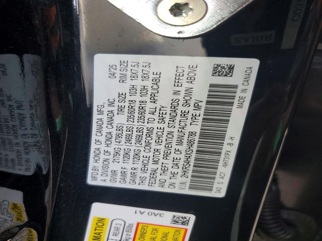 Honda Crv Ex