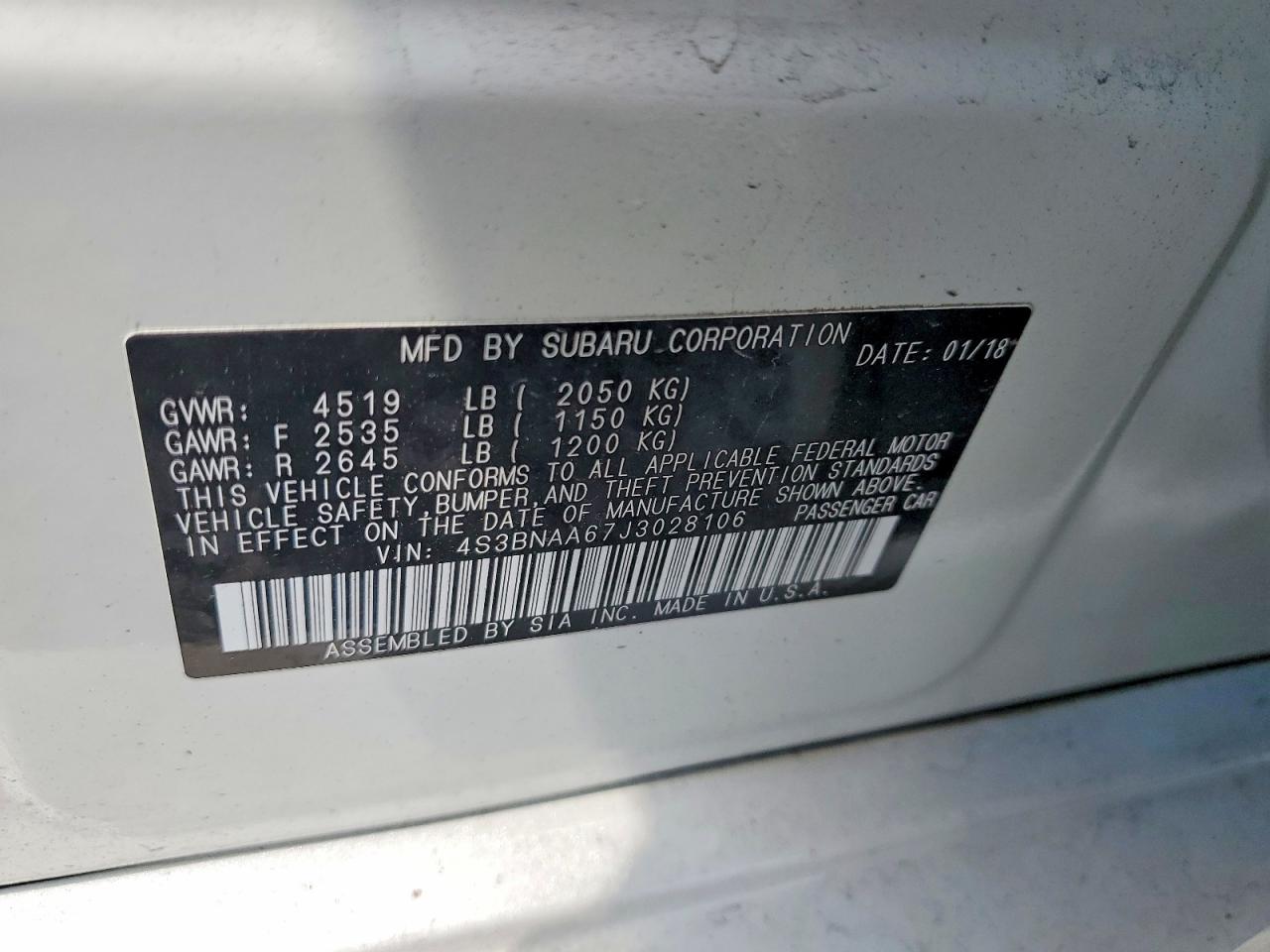 Subaru Legacy 2.5i