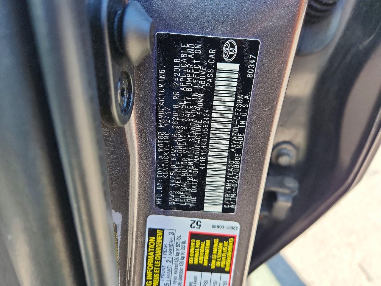 Toyota Camry Se