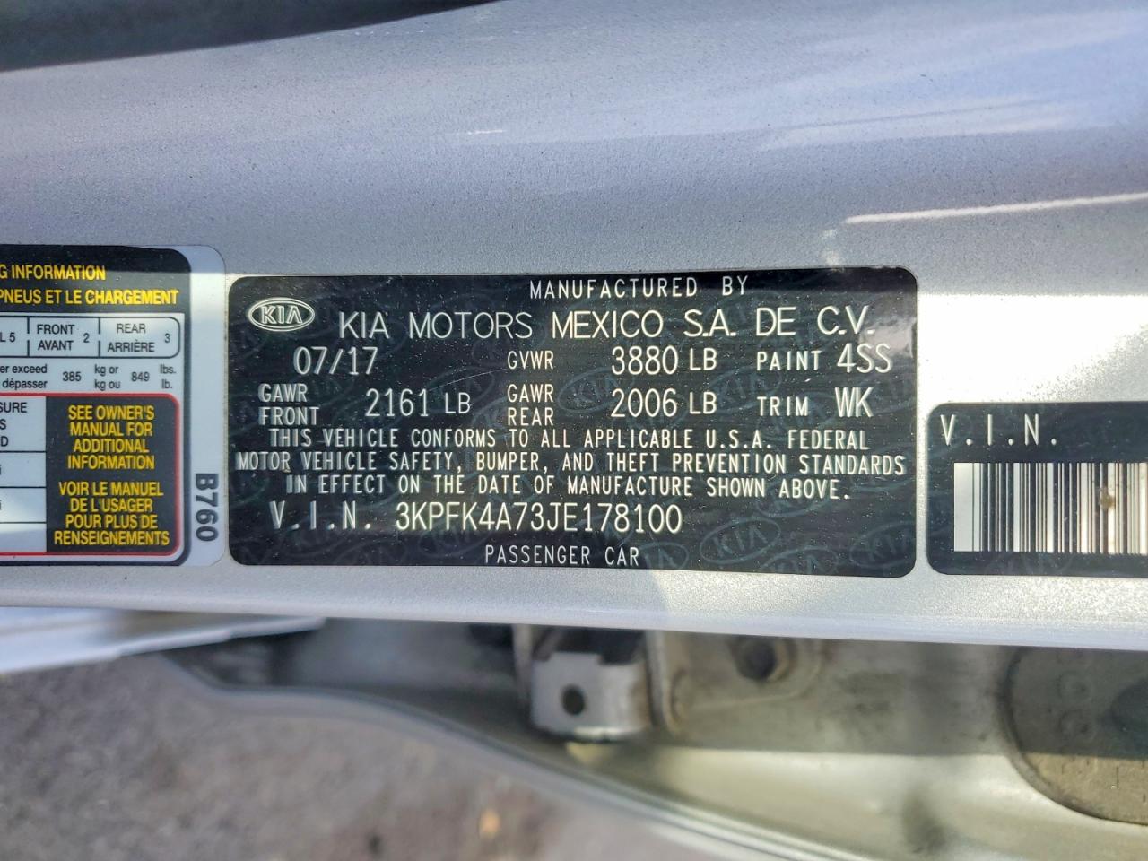Kia Forte Lx
