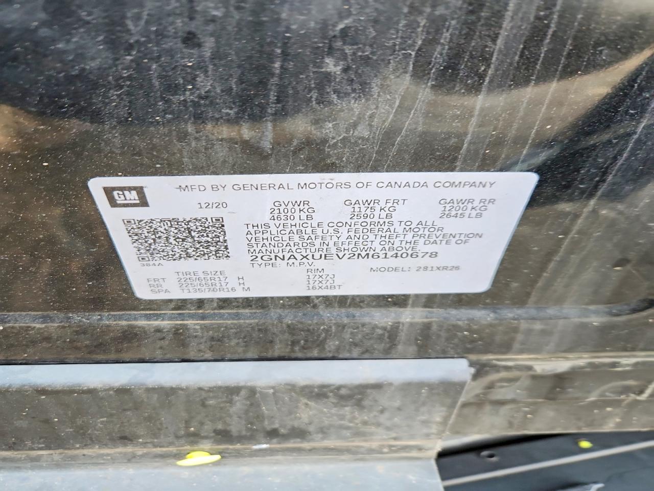 Chevrolet Equinox Lt