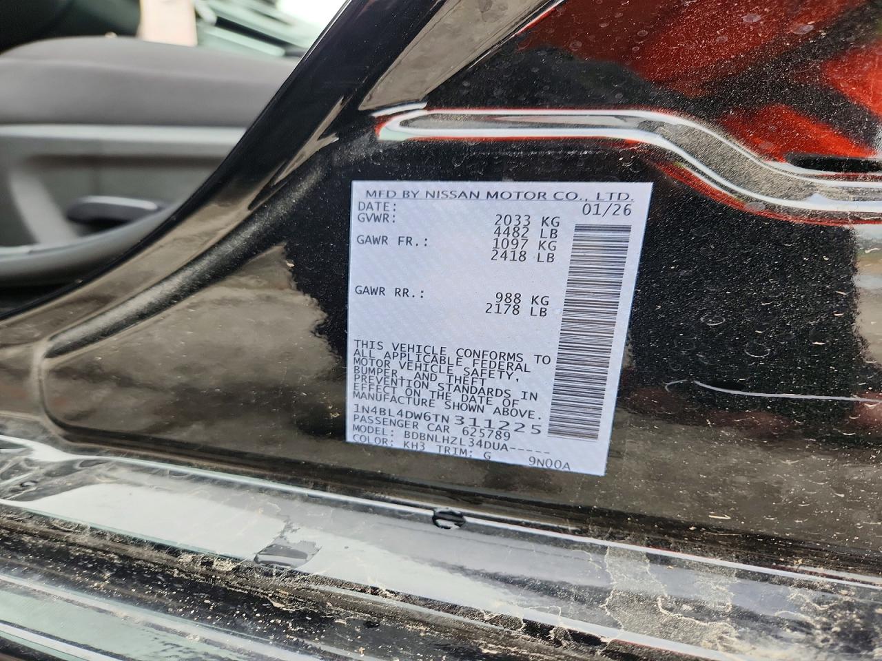 Nissan Altima Sv