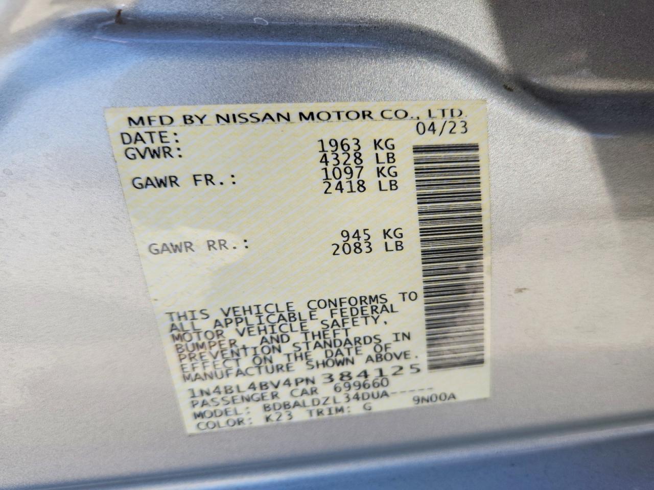 Nissan Altima S