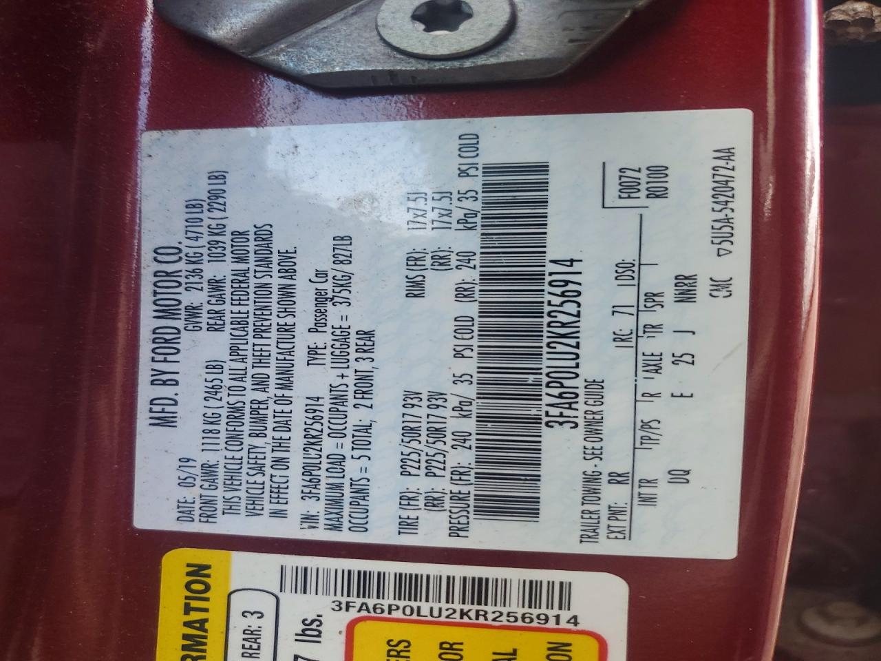 Ford Fusion Se
