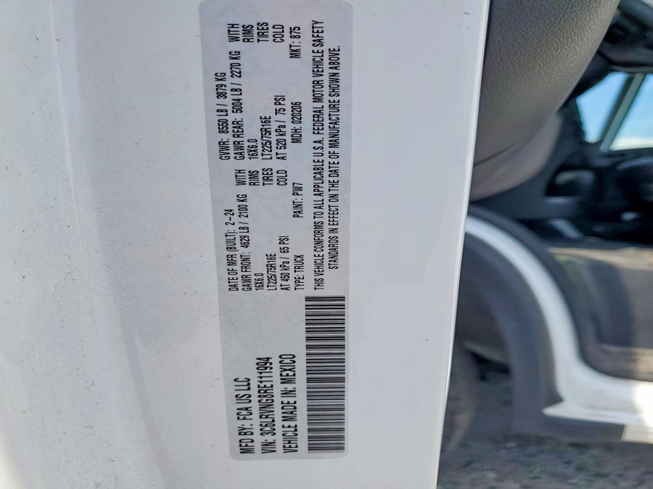 Ram Promaster Unknown