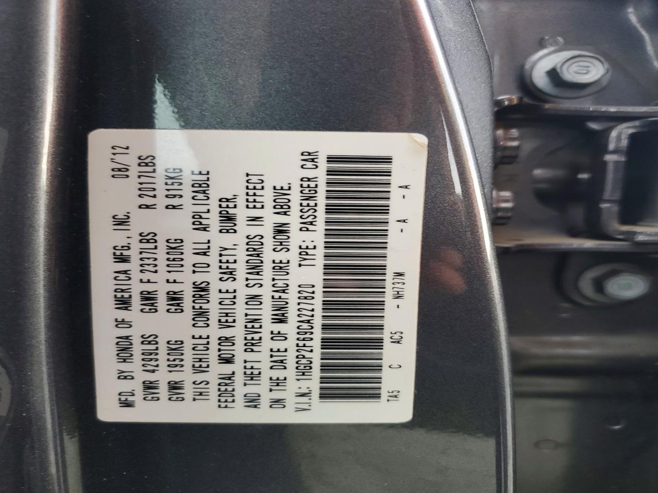 Honda Accord Se