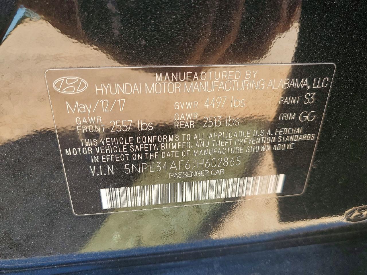 Hyundai SONATA Sel