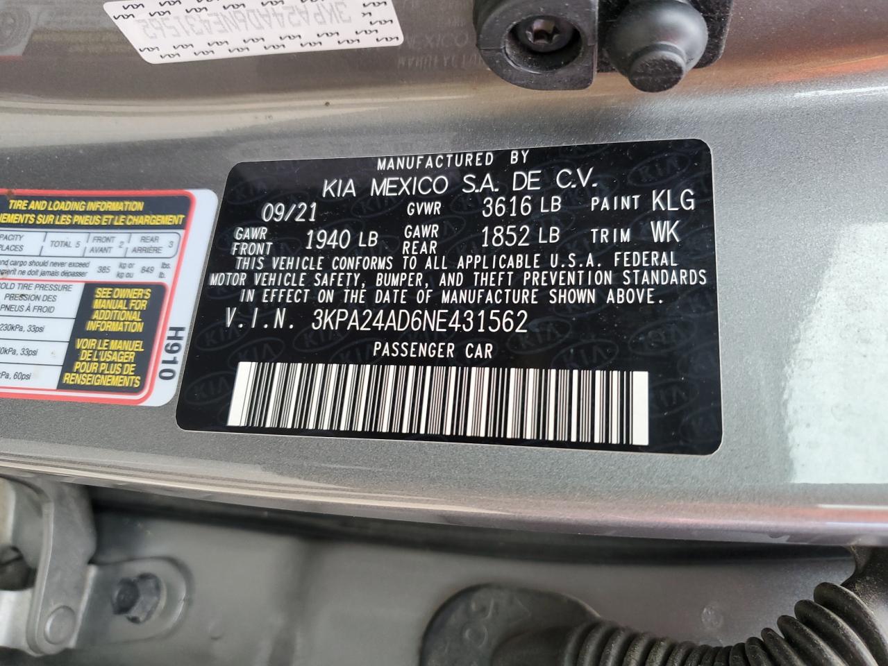 Kia Rio Lx