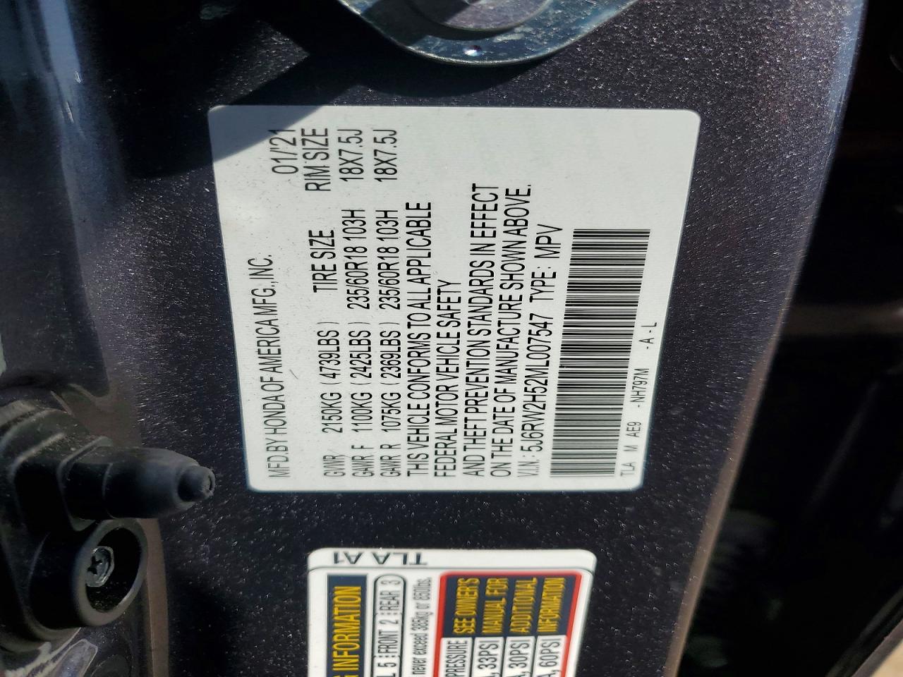 Honda Crv Ex