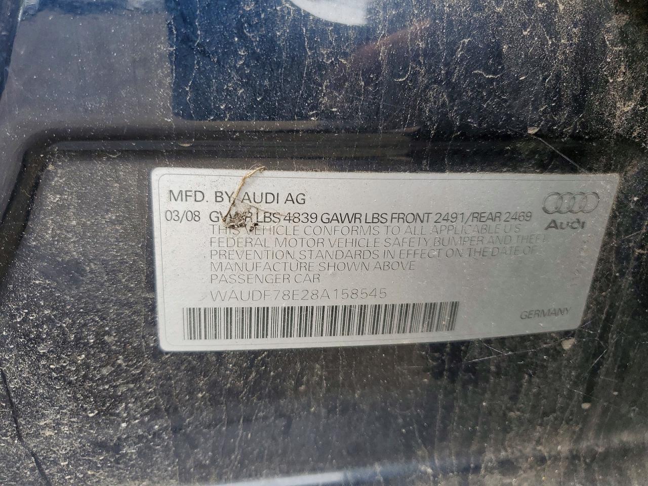 Audi A4 2.0t Quattro