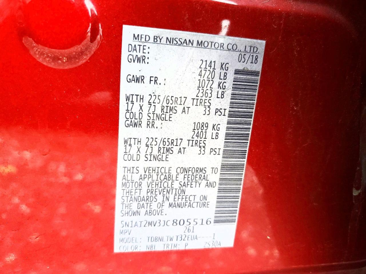 Nissan Rogue Sv