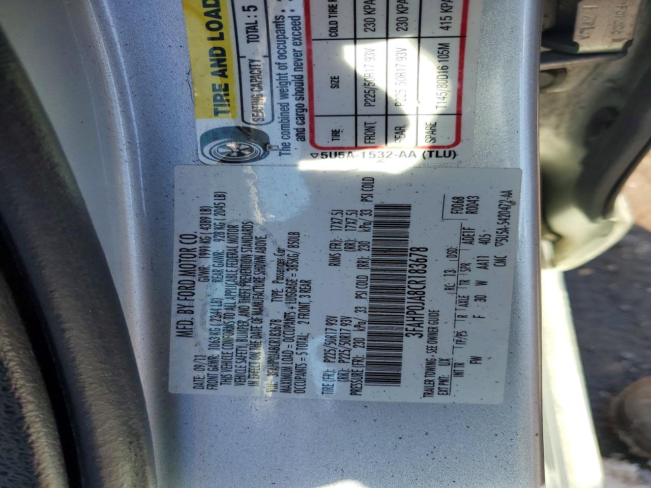 Ford Fusion Sel