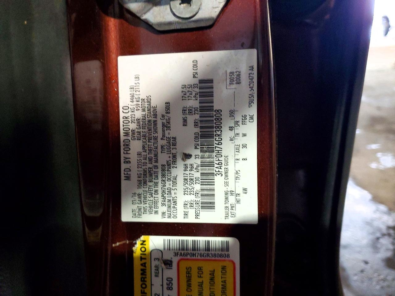Ford Fusion Se