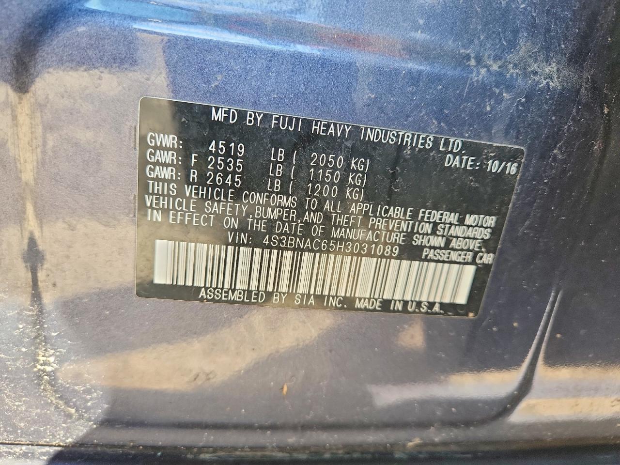 Subaru Legacy 2.5i Premium