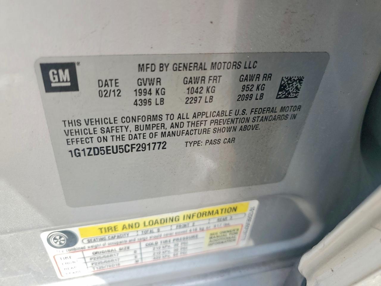 Chevrolet Malibu 2lt