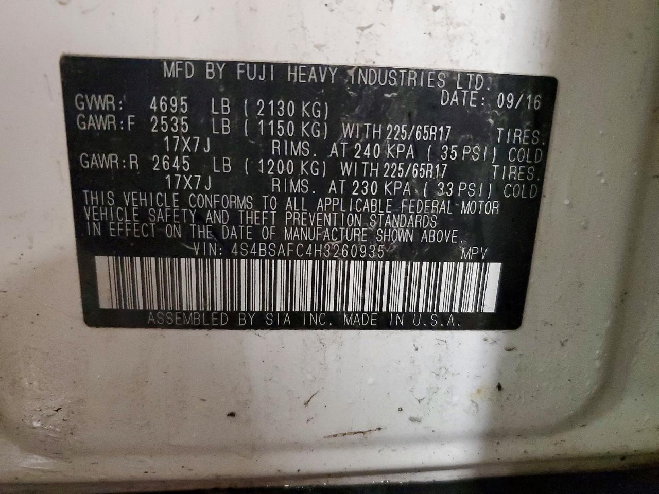 Subaru Legacy 2.5i Premium