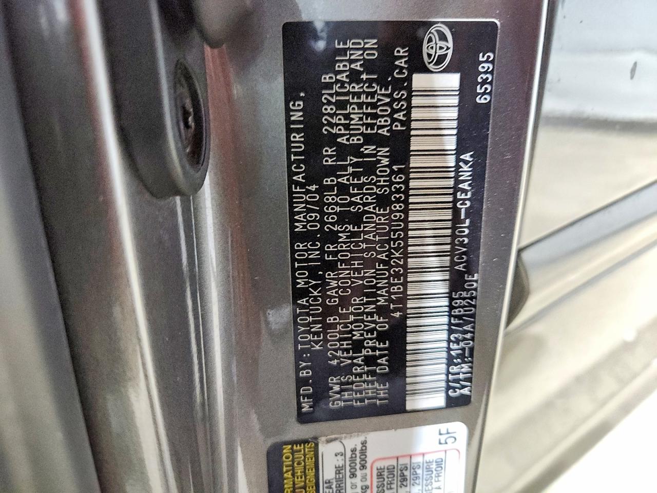 Toyota Camry Le