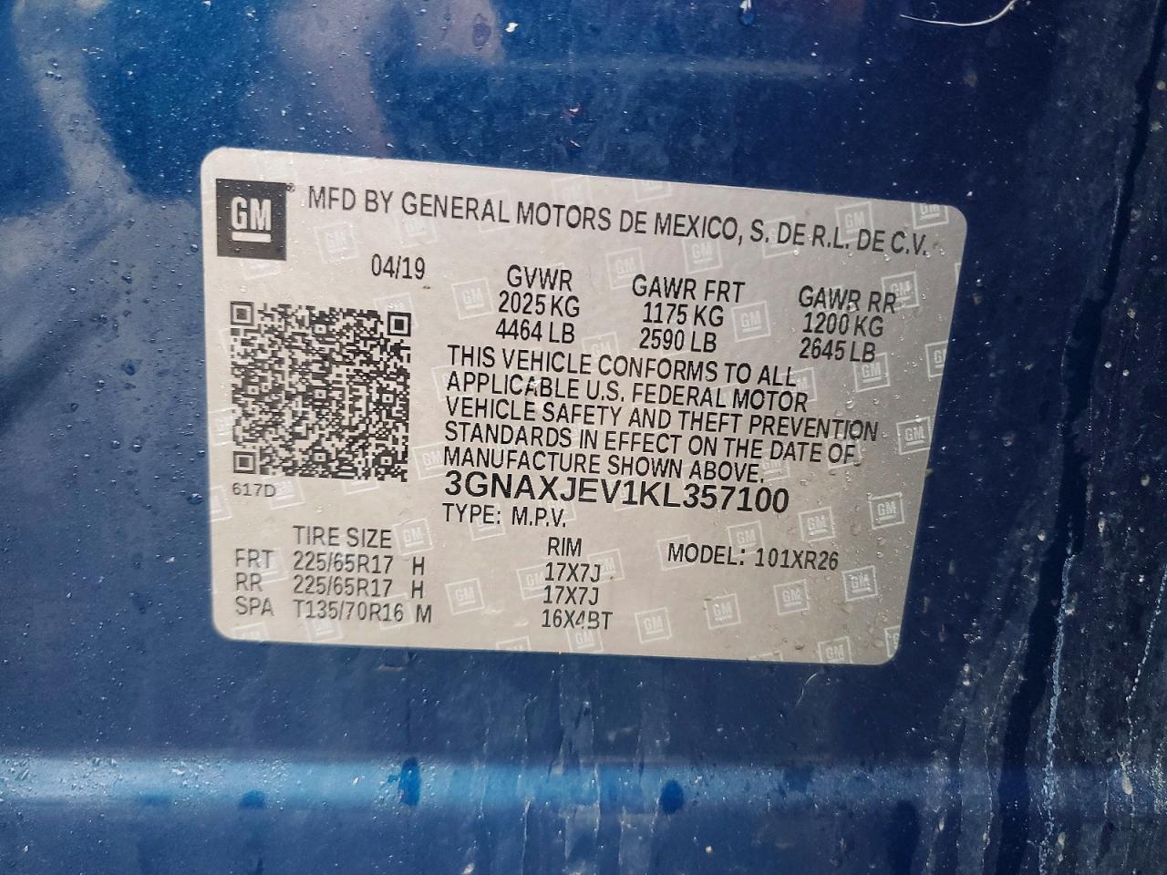 Chevrolet Equinox Lt