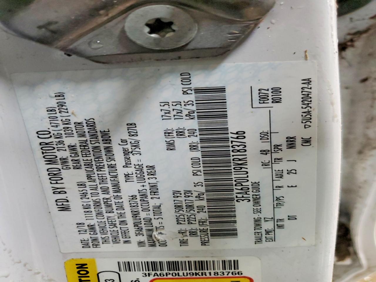 Ford Fusion Se