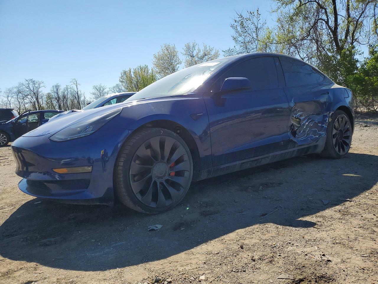 Salvage Tesla Model 3 Image