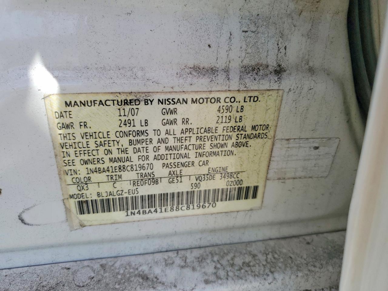 Nissan Maxima 3.5 Se