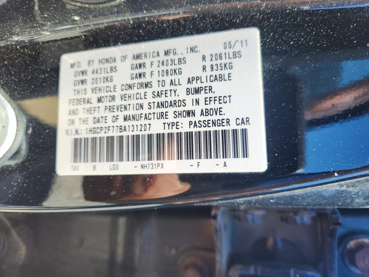 Honda Accord Ex