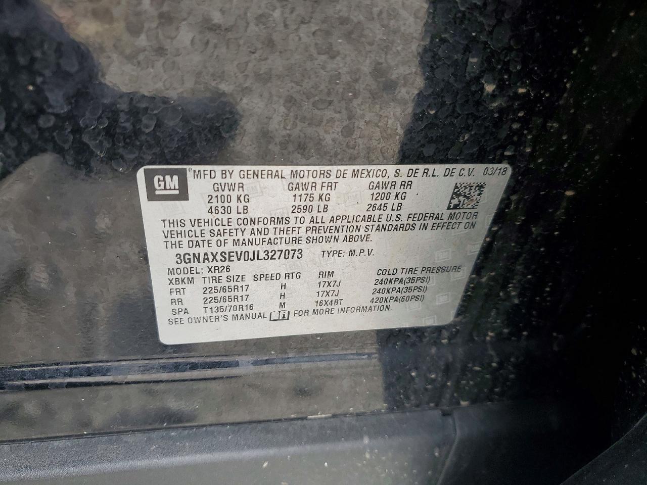 Chevrolet Equinox Lt