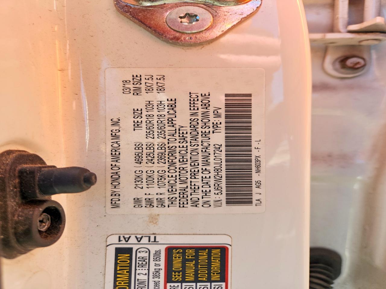 Honda Crv Exl
