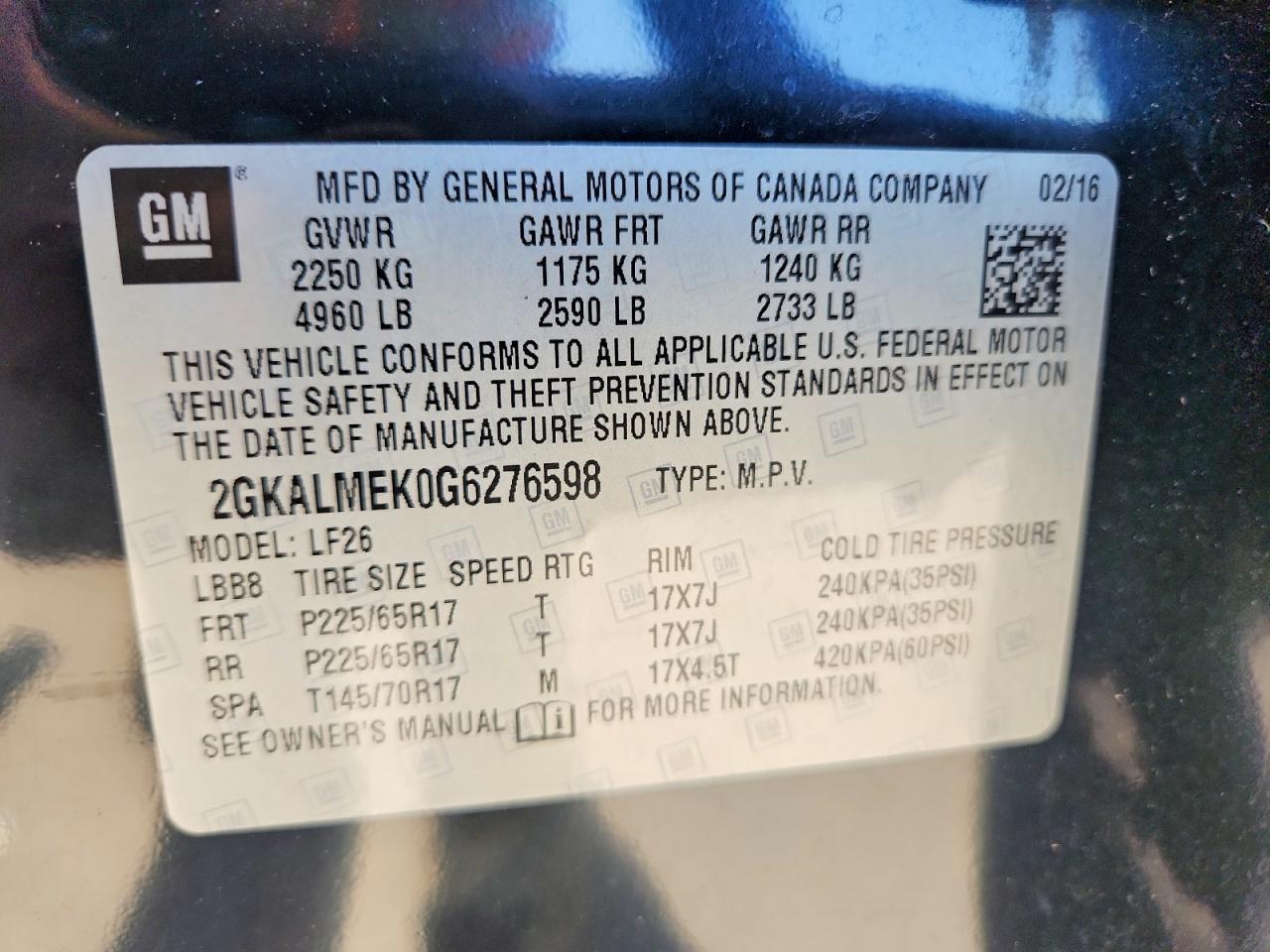 GMC Terrain Sle