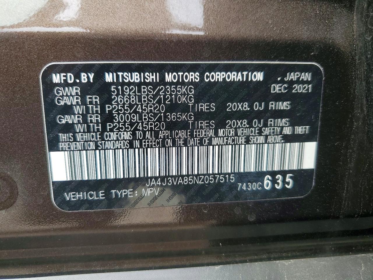 Mitsubishi Outlander Sel