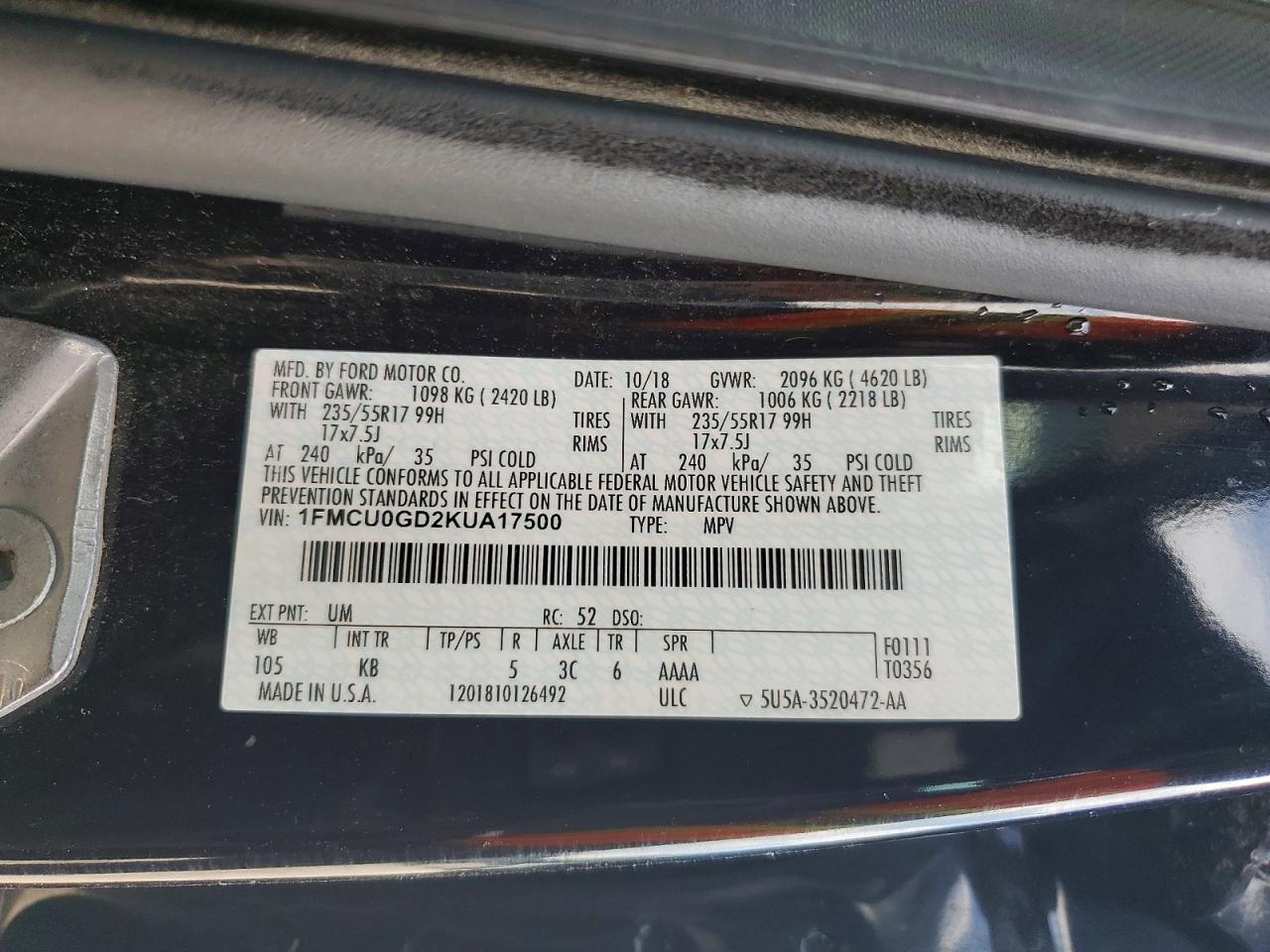 Ford Escape Se