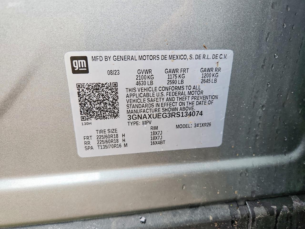 Chevrolet Equinox Lt