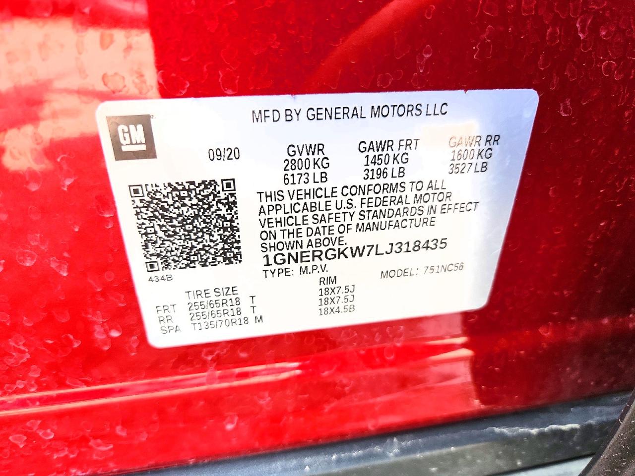 Chevrolet Traverse Lt
