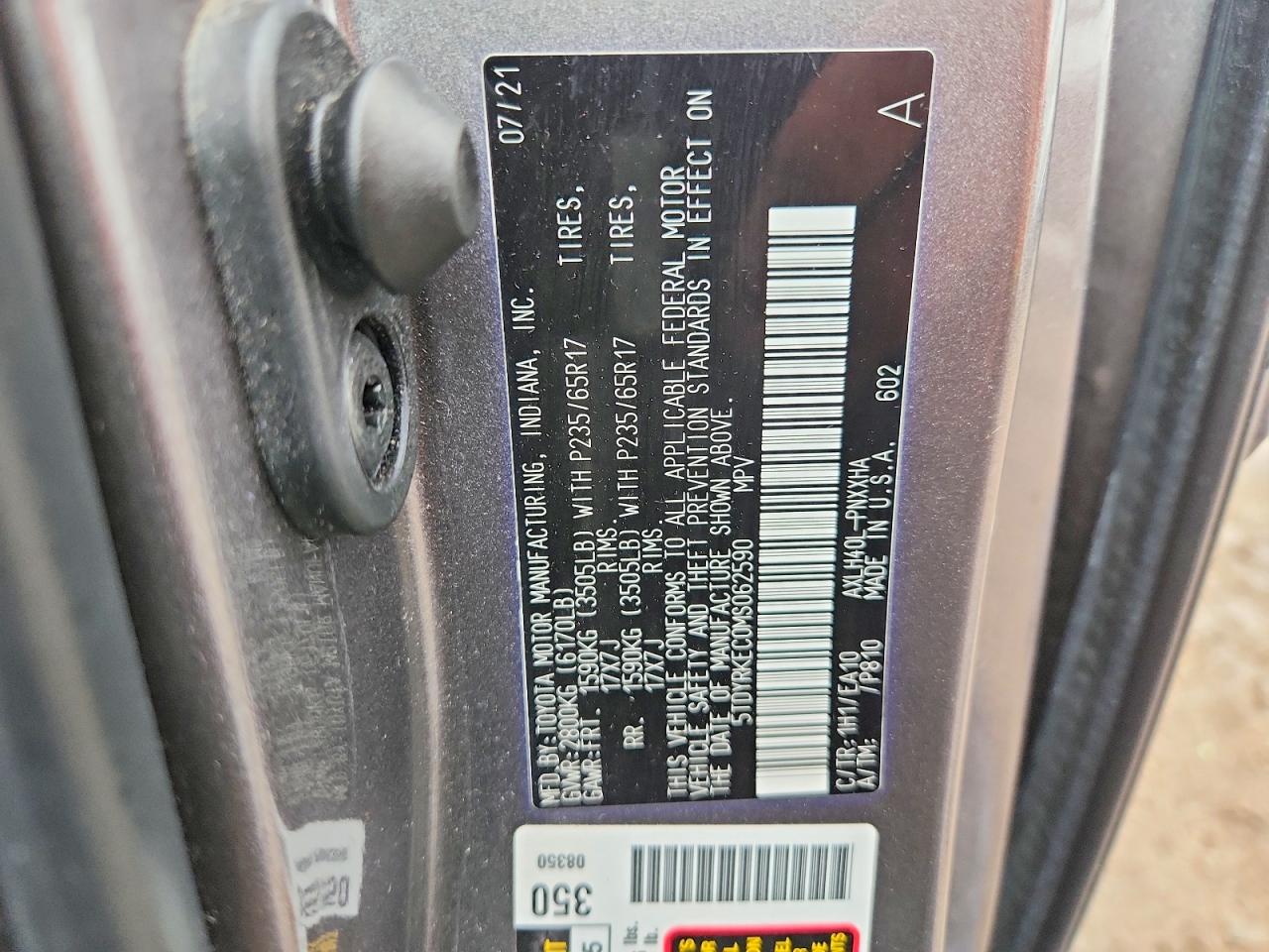 Toyota Sienna Xle