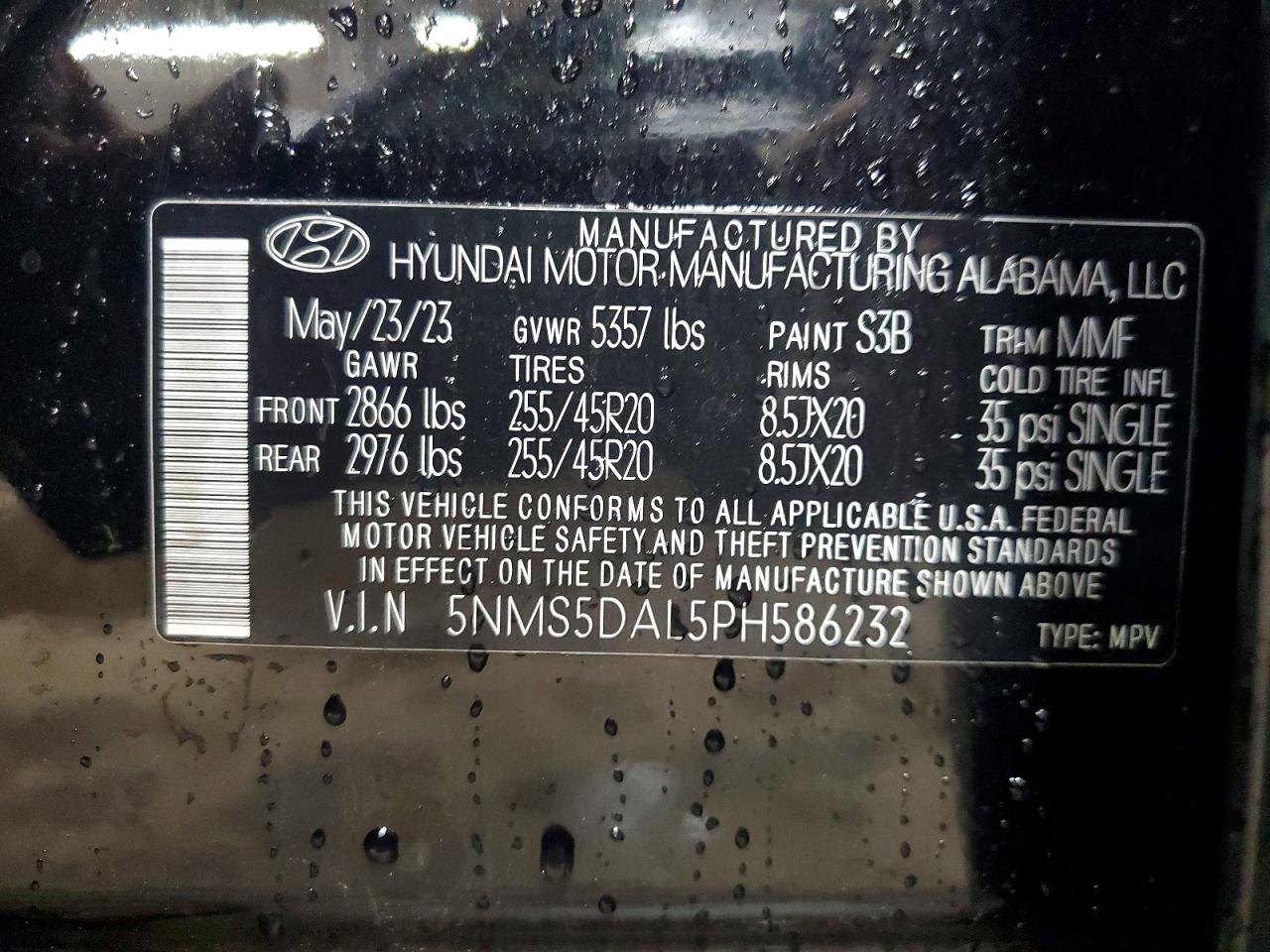 Hyundai SANTA FE Calligraphy
