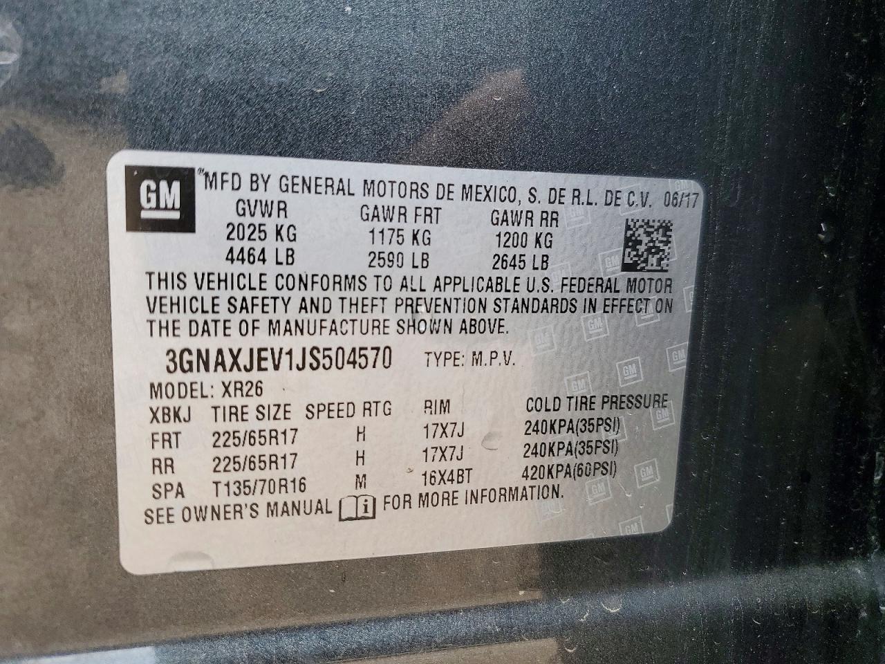 Chevrolet Equinox Lt