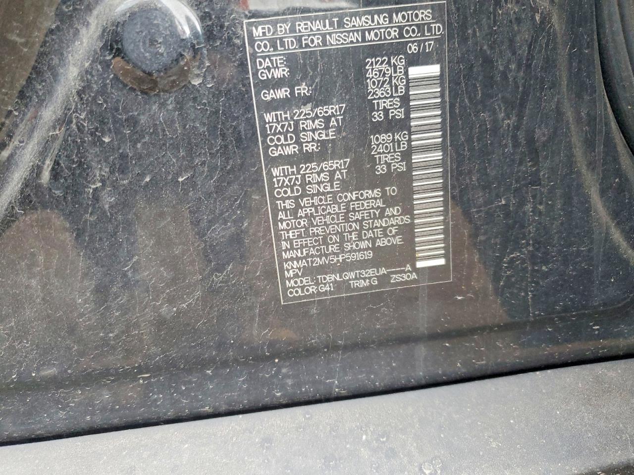 Nissan Rogue Sv