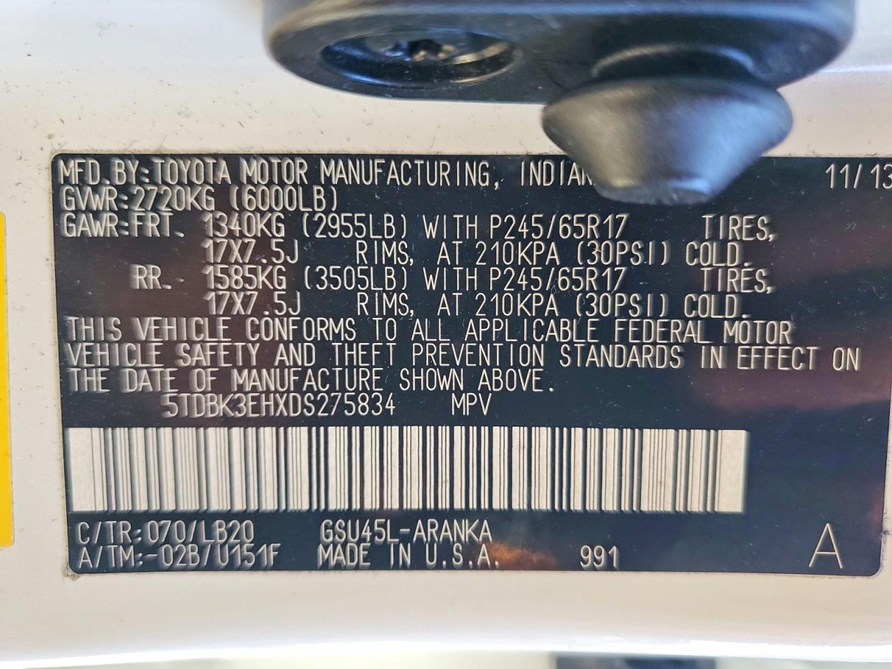 Toyota Highlander Se