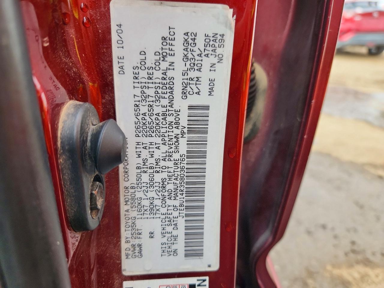 Toyota 4Runner Sr5