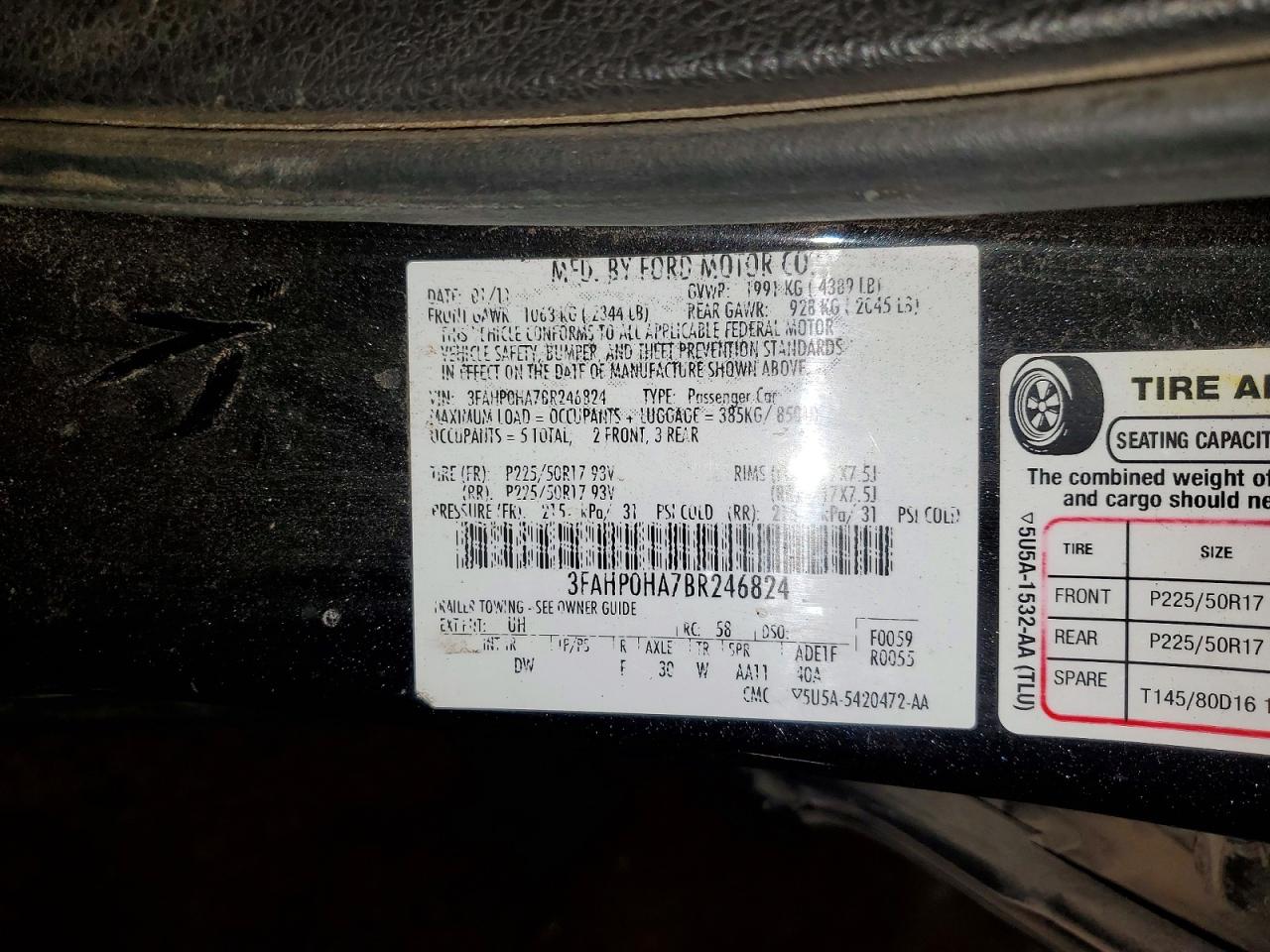 Ford Fusion Se
