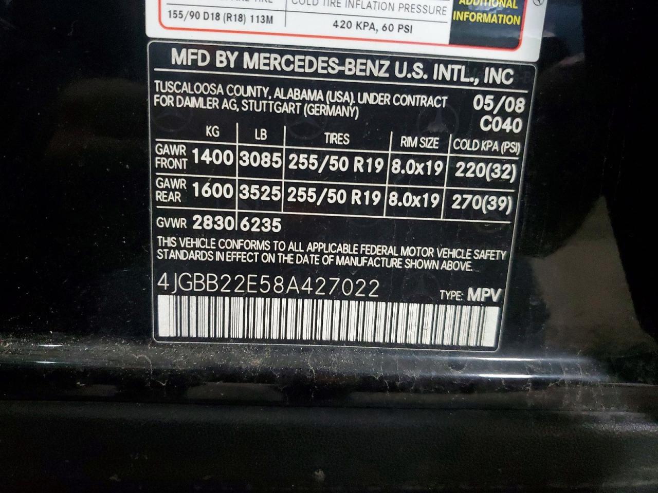 Mercedes-Benz M-Class 320 Cdi