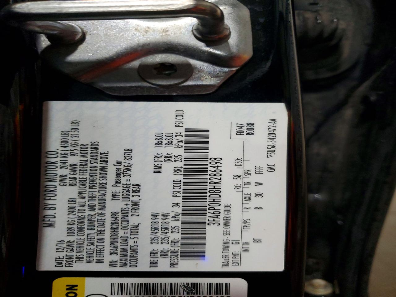 Ford Fusion Se