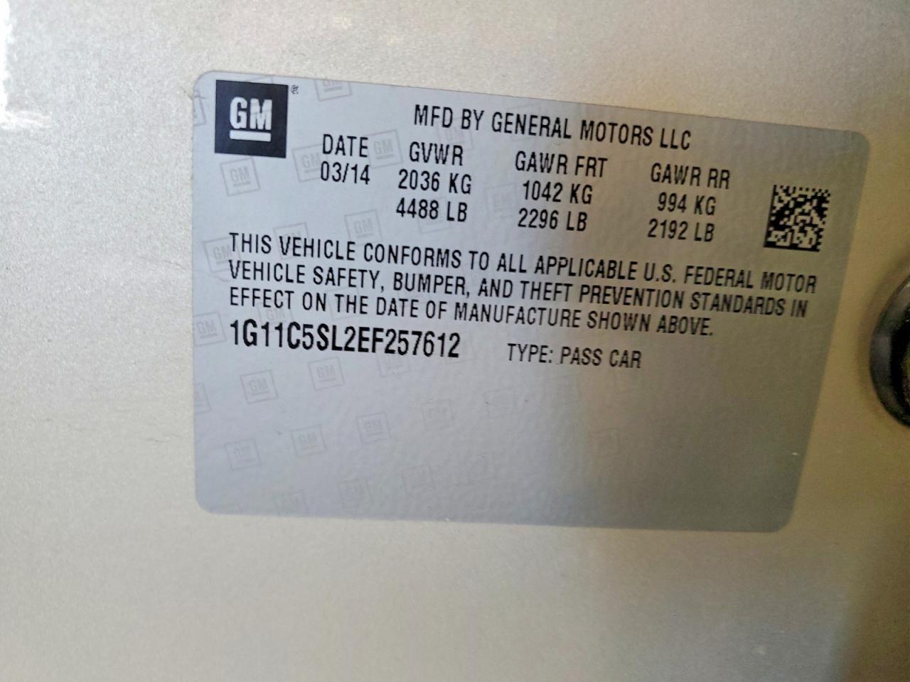 Chevrolet Malibu 1lt