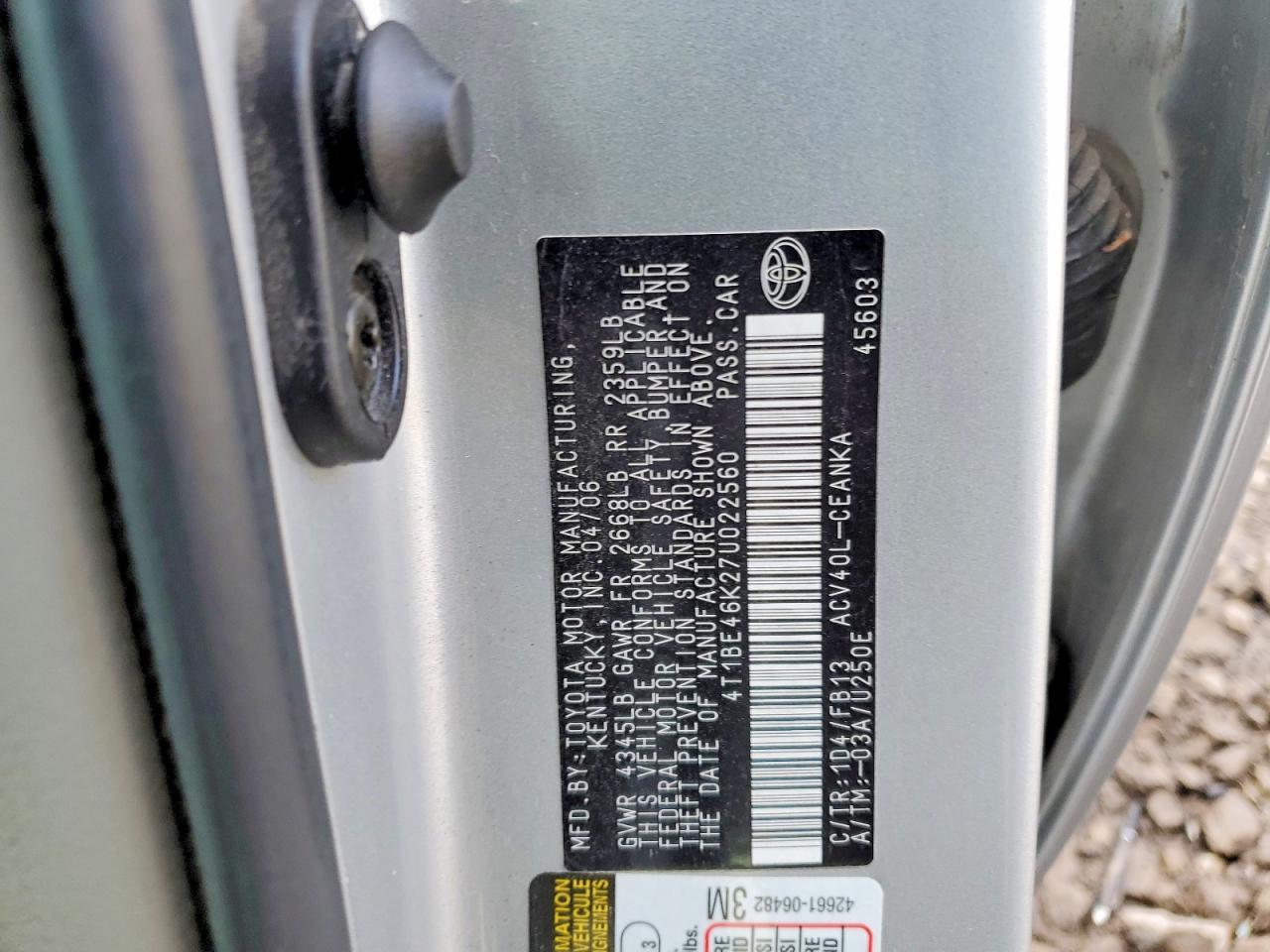 Toyota Camry Le