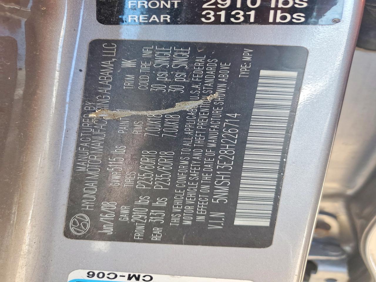 Hyundai SANTA FE Se