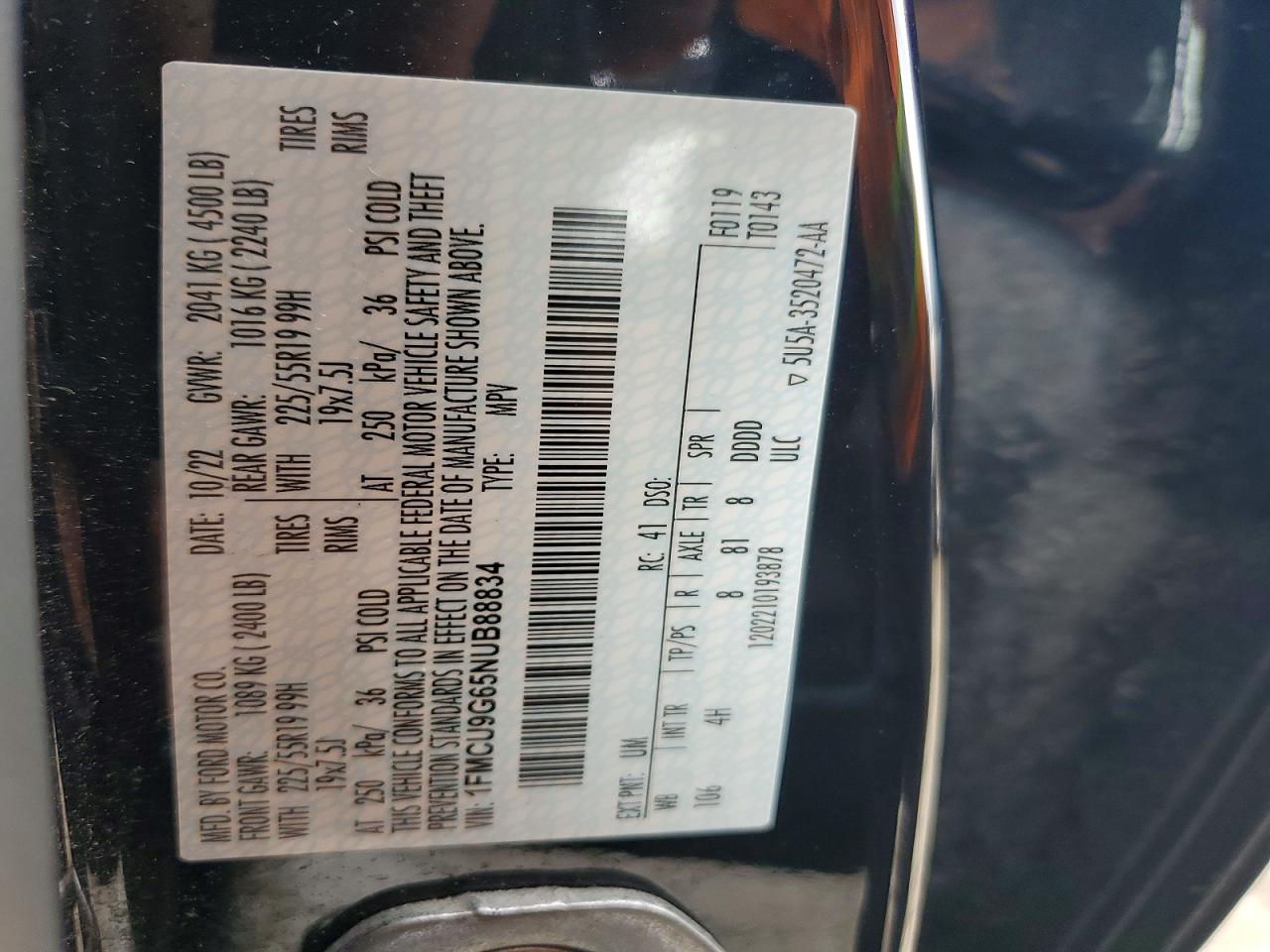 Ford Escape Se