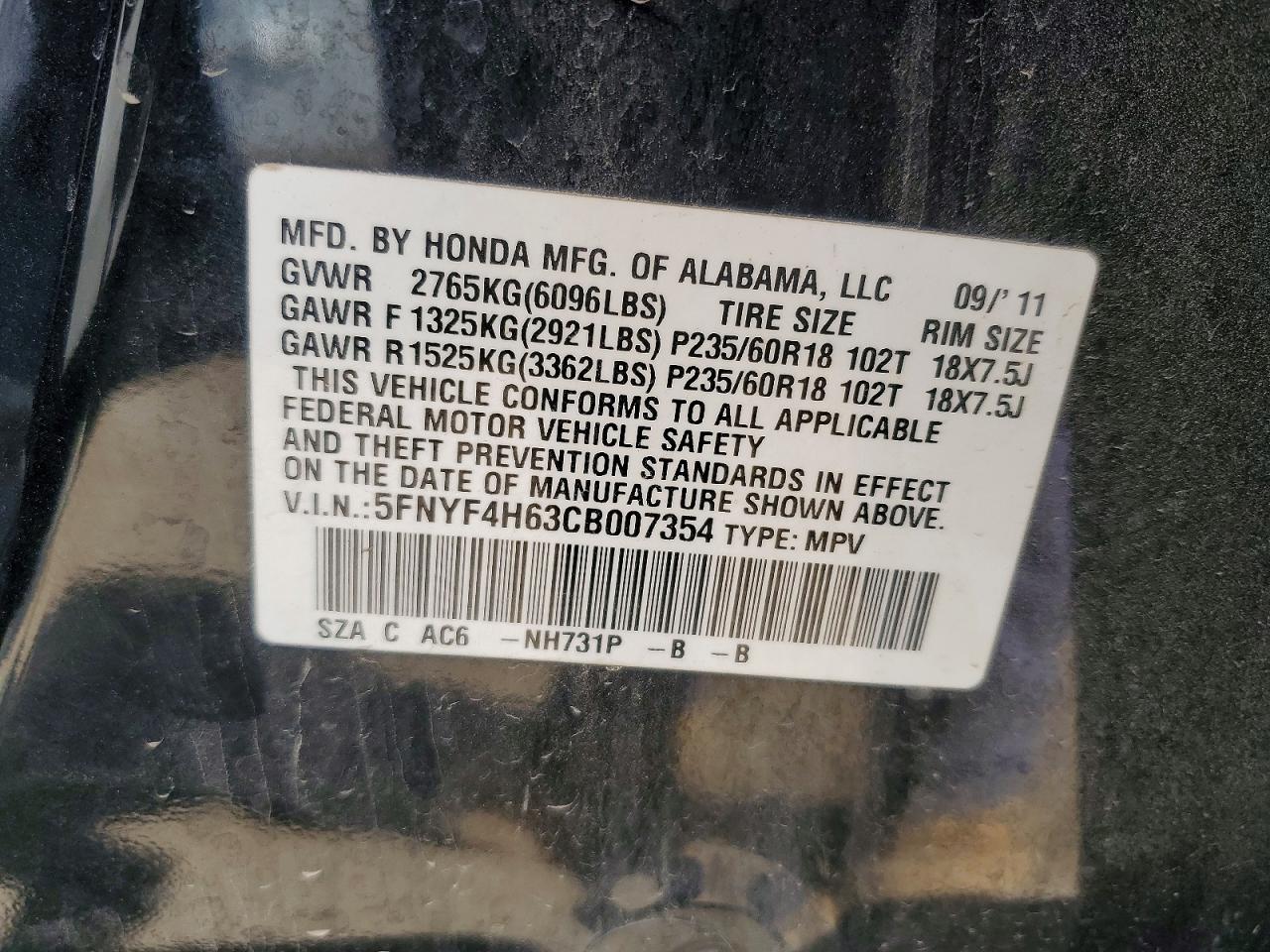 Honda Pilot Exl
